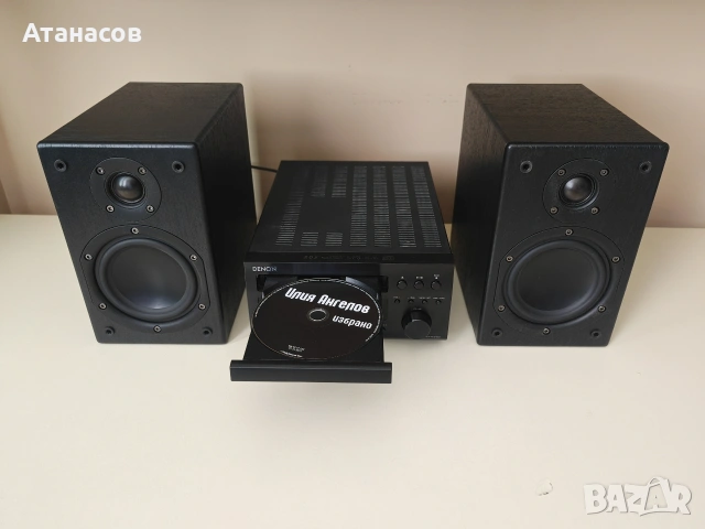 Denon RCD M 37 с дистанционно и тонколони SC M37 , снимка 2 - Аудиосистеми - 55085148