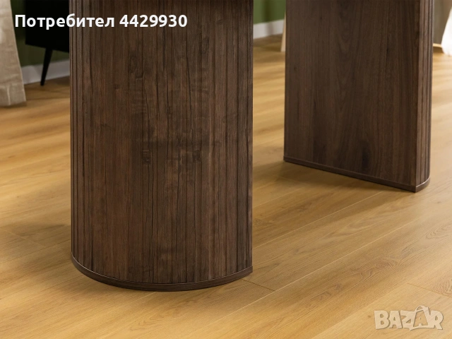 Comfivo Ulma Table (Walnut) for dining (or office). New, (one week old) from Mebeli bg., снимка 5 - Маси - 55274963
