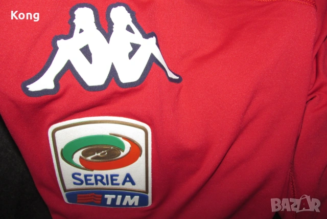 Нова дълъг ръкав AS Roma ITALIA фланелка kappa Каляри Италия Cagliari футболна тениска Рома , снимка 4 - Футбол - 55163573