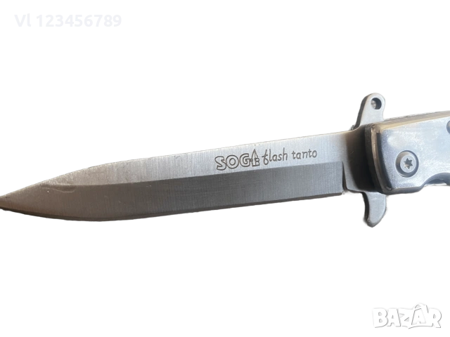 Сгъваем полуавтоматичен нож SOG -90х210 mm, снимка 2 - Ножове - 55057877