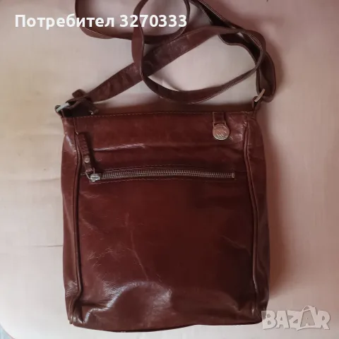 Чанта от естествена кожа на марката Adax, снимка 3 - Чанти - 55657590
