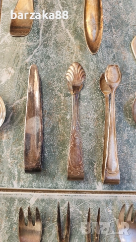 40 броя Посребрени прибори 90 и 100, снимка 4 - Колекции - 54365341