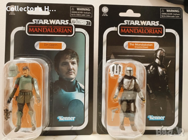 Екшън фигурки Междузвездни войни Star Wars Hasbro Mandalorian Darth Vader Grogu, снимка 5 - Колекции - 55109989