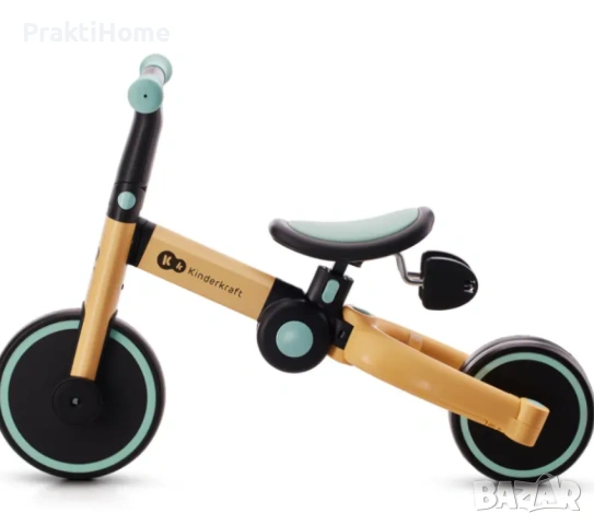 Триколка 3 в 1 | Баланс колело и Ride-On, снимка 3 - Детски велосипеди, триколки и коли - 55093200