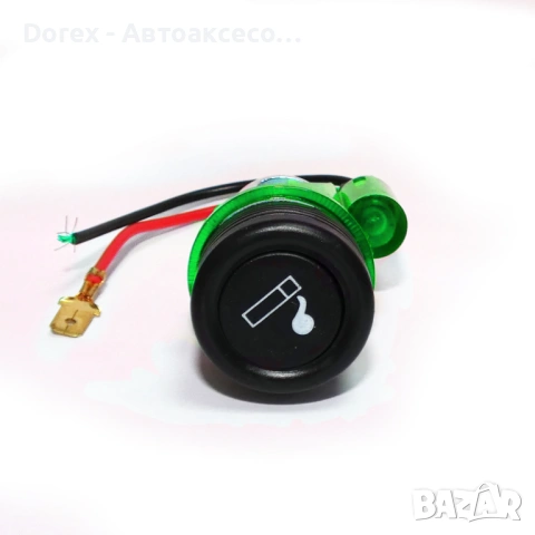 Универсална запалка за автомобил 12V с LED подсветка 28-29мм - различни цветове