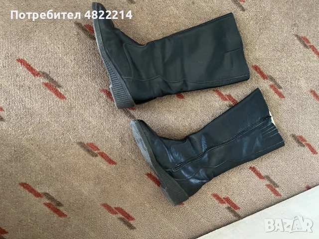 Подарявам дамски високи кожени ботуши, снимка 3 - Дамски ботуши - 54719863