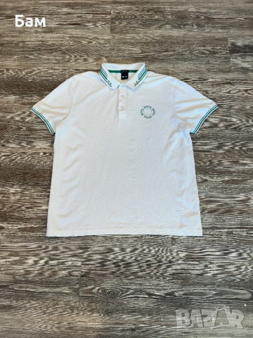 Оригинална мъжка тениска с яка Hugo Boss Paddy 1 размер ХЛ, снимка 2 - Тениски - 54113016