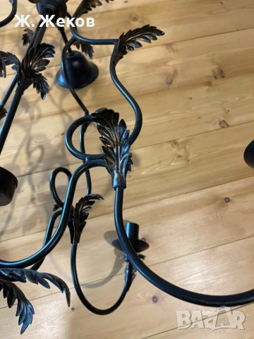 Уникален винтидж полилей, снимка 6 - Полилеи - 54014646