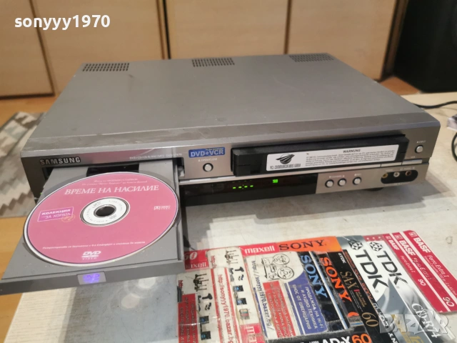 SAMSUNG DVD-V7070 DVD/VHS DUAL DECK 2006262013L1, снимка 12 - Плейъри, домашно кино, прожектори - 54982256