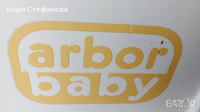 Детско дървено легълце с вградена люлка и матрачето ARBOR BABY, снимка 12 - Кошарки - 54606530