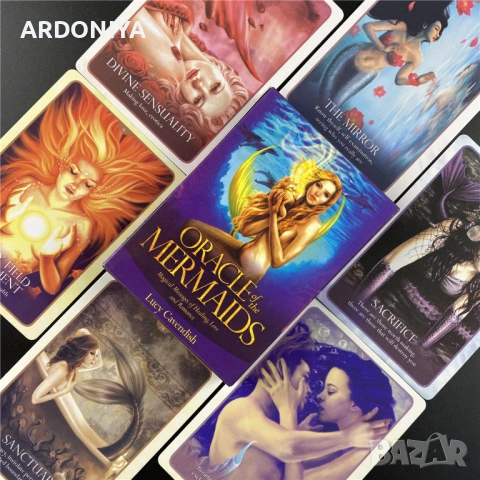 Oracle of the Mermaids - карти оракул, снимка 3 - Езотерика - 54161370