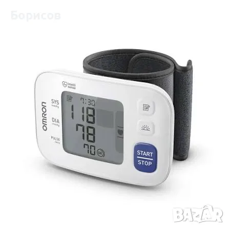Апарат за измерване на кръвно налягане за китка Omron RS4, снимка 3 - Уреди за диагностика - 55619523