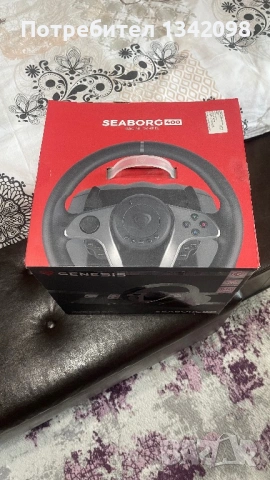 Геймърски волан с педали, снимка 2 - Други игри и конзоли - 54338478