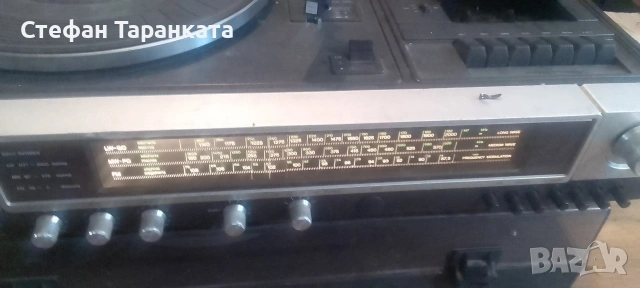 грамофон радио тунер касетофон и вграден усилвател , снимка 4 - Ресийвъри, усилватели, смесителни пултове - 54646579