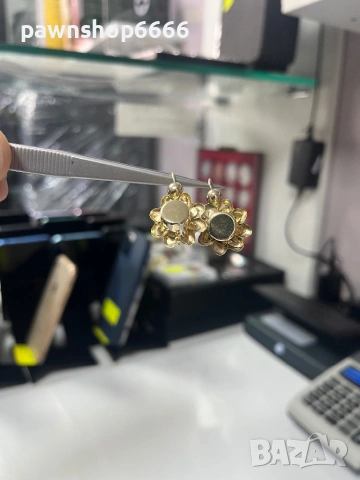 Златни обеци 14 карата 4,88 грама , снимка 4 - Обеци - 53957442