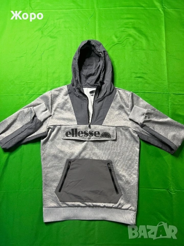ELLESSE HOODIE JACKET (GREY/BLACK)
