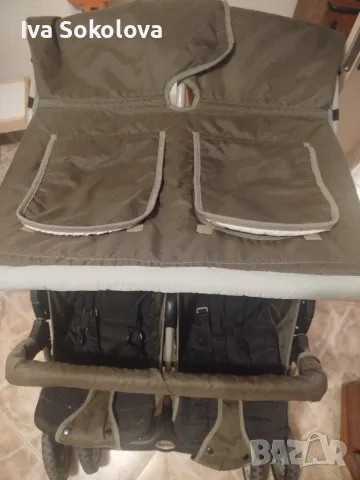 Лятна количка за близнаци Bertoni, снимка 2 - Детски колички - 55658012