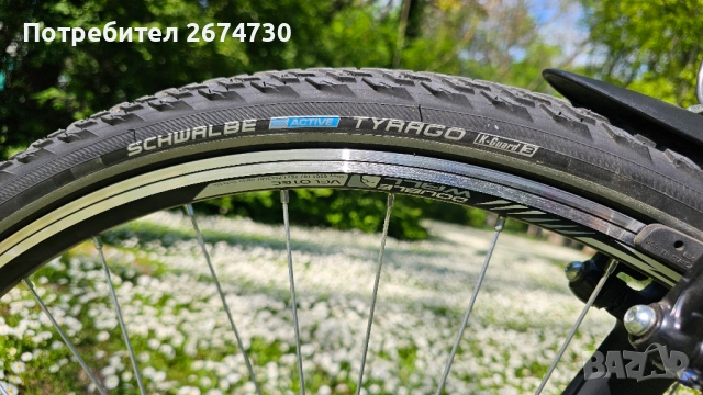 Лек trekking/hybrid/fitness велосипед  28” (M), почти нов, снимка 10 - Велосипеди - 54512119