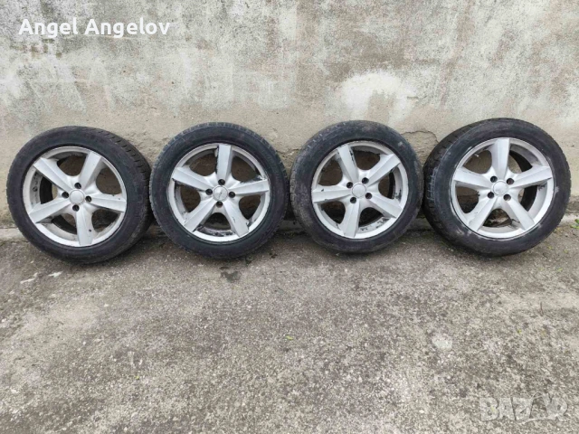 4бр Алуминиеви джанти с гуми за Dacia Renault Megan 2  4х100 16 цола рено дачия 7Jx16H2, ET38 DEZENT