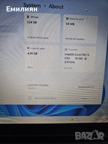 Пакетна цена - 3 броя лаптопи Lenovo Thinkpad (T520, T510, L520) с SSD дискове и Windows 11 , снимка 6 - Лаптопи за дома - 54598781