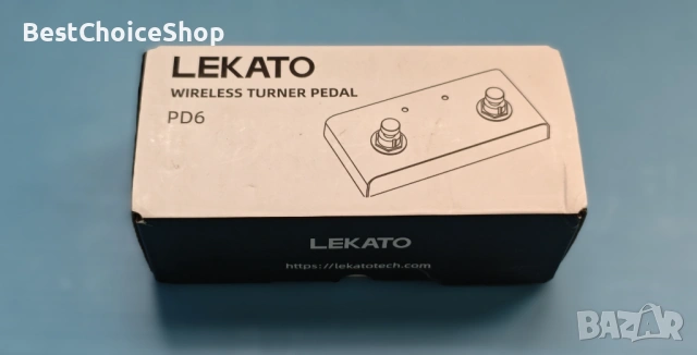LEKATO Безжичен педал за превключване на страници Bluetooth. LEKATO Loop Pedal Tuner Switch Control, снимка 2 - Друга електроника - 54259914