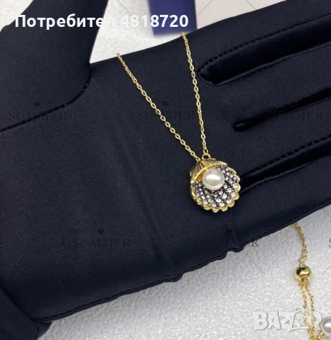 Гердан Swarovski , снимка 4 - Колиета, медальони, синджири - 54895344