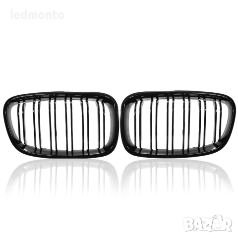 Черни Гланцови Бъбреци с Двойни Ребра за BMW F20 F21 (2010-2014) | Monto.bg, снимка 3 - Части - 54825629
