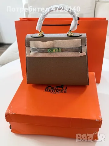 Дамска чанта Hermes размер 27 см, снимка 5 - Чанти - 55602356