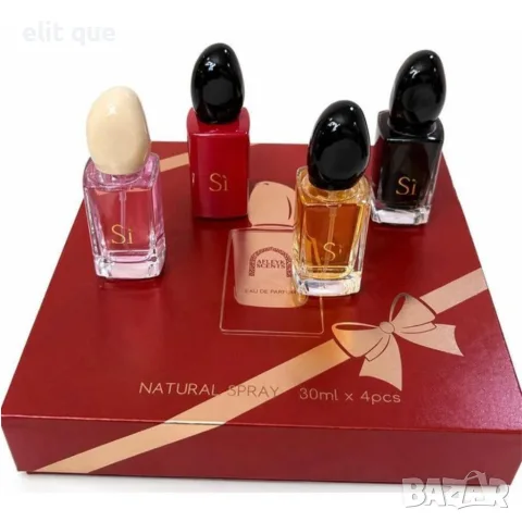 Afleyk Scents Si 4x30 мл – Луксозна колекция парфюми Eau de Parfum в подаръчна кутия, снимка 4 - Дамски парфюми - 55338346