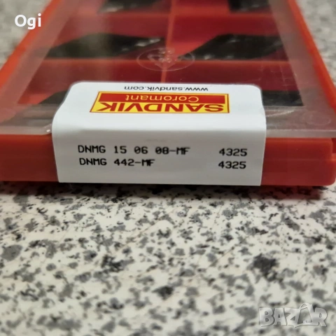Твърдосплавни пластини SANDVIK DNMG 150608-MF 4325, снимка 2 - Стругове - 54577527