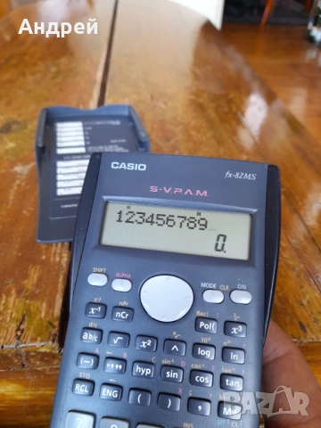 Стар калкулатор Casio FX-82MS, снимка 4 - Други ценни предмети - 54562826