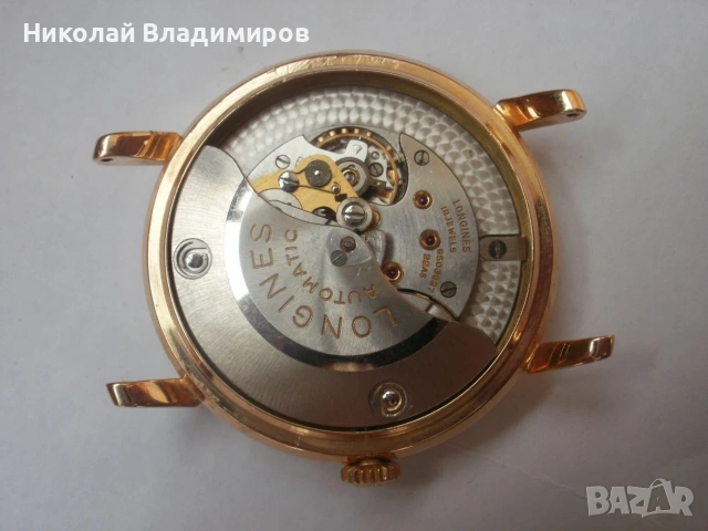 Longines автоматичен 18 к.масивно златен часовник мъжки ръчен, снимка 10 - Мъжки - 55112171
