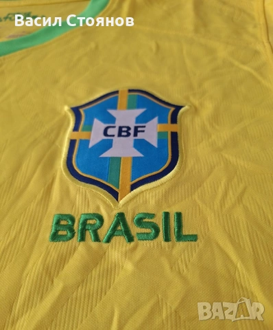 Бразилия / Brazil Nike Home 2022-2023 - размер L, снимка 4 - Фен артикули - 54346093