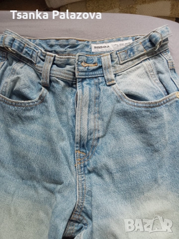 Дънки къси Bershka eur 32, снимка 3 - Дънки - 54400373