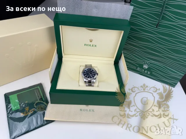 Rolex Sky-Dweller Мъжки Часовник С Автоматичен Японски Механизъм Код Chronolux58, снимка 6 - Мъжки - 55649450