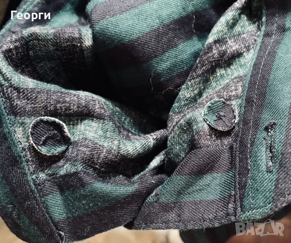 Риза от памук с вертикално райе, H&M, снимка 3 - Ризи - 54088168