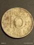 Сребърна монета 10 йоре 1953г. Швеция Крал Густав IV Адолф 41340, снимка 4