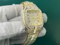 Cartier Santos Iced Мъжки Часовник С Кварцов Механизъм Код Chronolux59, снимка 3