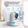 Amcrest 4MP ProHD вътрешна WiFi, охранителна IP камера с панорамиране, снимка 2