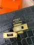 Hermes Kelly Crocodile Leather Handbag 22 cm, снимка 8