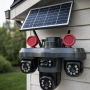 Соларна камера LYLU със SIM карта, 4 лещи и 26 диода – интелигентна защита без ограничения, снимка 2