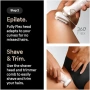 Нов Braun Silk Epil 9 Flex 9-481 3D епилатор Wet Dry SkinSpa комплект Gold с гъвкава глава и тример, снимка 4