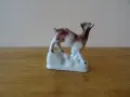 Порцеланова фигура Малка сърничка Сърна ИЗИДА 1960 г , снимка 5