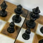 Комплект табла, шах, дама 3в1, дърво, 48x48 см, снимка 3