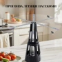 LED UV Капан за насекоми с USB зареждане – 2-в-1 Вентилатор за защита на храната, снимка 3