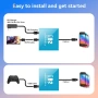 Докинг станция Auarte Switch 2 за Nintendo Switch 2 (2025) или 1/OLED/Steam Deck, преносим докинг , снимка 6