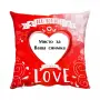 Възглавница със снимка - All You Need Is Love, снимка 1