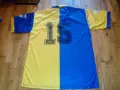 Leeds United футболна тениска винтидж офицален фен продукт на Лийдс №13 и 15 размер Л, снимка 5