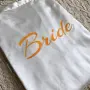 Сватбен Халат с Надпис Bride ДАР ПТИЦА, снимка 3