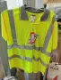 Нови сигнални тениски с яка Portwest Hi-Vis S477 – Размери M и XL (Внос от Германия), снимка 2